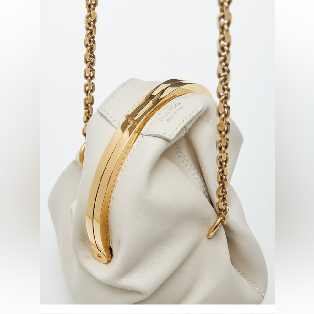 Max Mara leather bucket bag